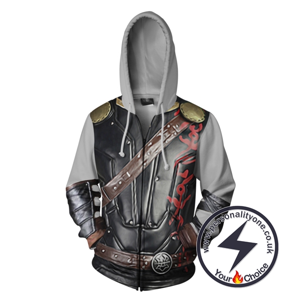 Thor Ragnarok Zip Up Hoodie Jacket